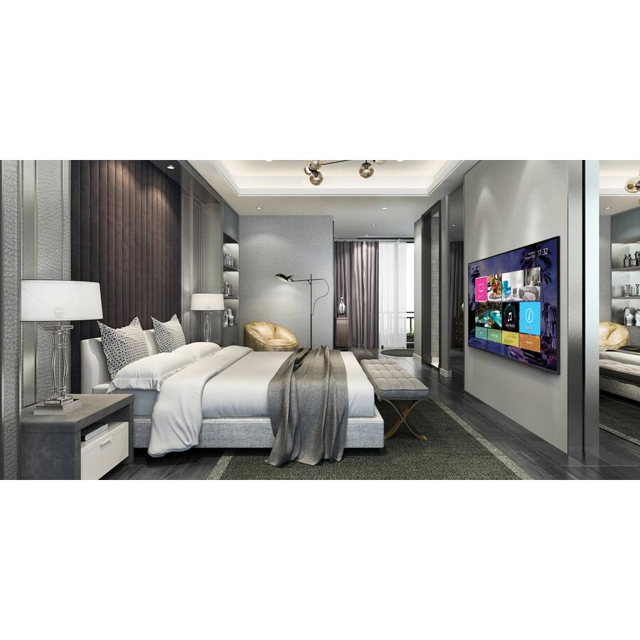 Alt View 4. Samsung - Samsung AU8000 HG43AU800NF 43" Smart LED-LCD TV - 4K UHDTV - Black - HLG, HDR10+ - LED Backlight - YouTube Kids.