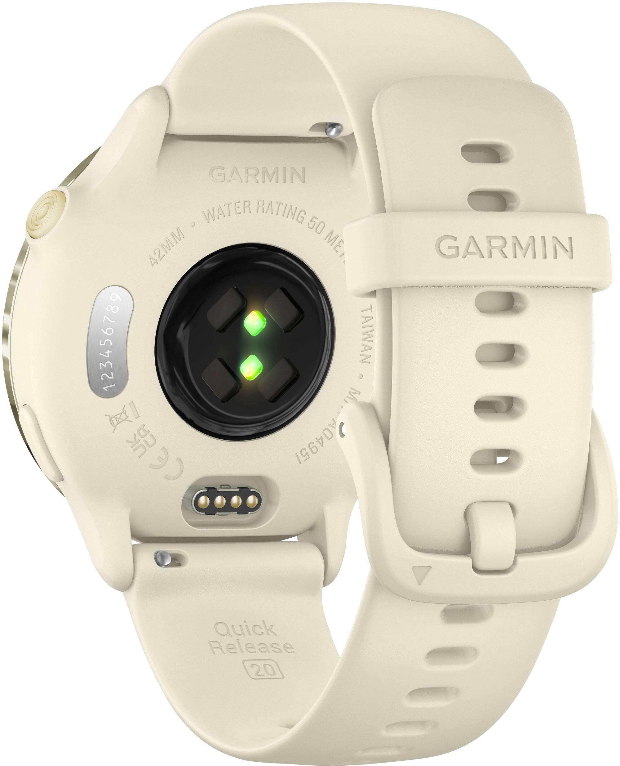 GARMIN  WATER RATING 50 42MM ME 123456789 TAIWAN 3 M, CE A04951 GARMIN Quick Release 20