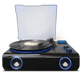 Victor Audio - Victor Beacon 5-in-1 Turntable System - Black
