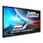 Elite Screens - Sable Frame 2 CineWhite UHD-B Fixed Frame Front Projector Screen, 115" diag., 16:9, Velvet Covered Frame, ER115WH2