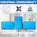 UNIVERSAL COMPATIBILITY
SCREEN SIZE: 17" - 27"
VESA COMPATIBLE: 75x75 100x100
15.4 lbs capacity PER MONITOR
