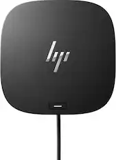 Front. HP - USB-C Dock G5-11-in-1 Adapter for Both USB-C and Thunderbolt-Enabled Laptops, PCs, & Notebooks.