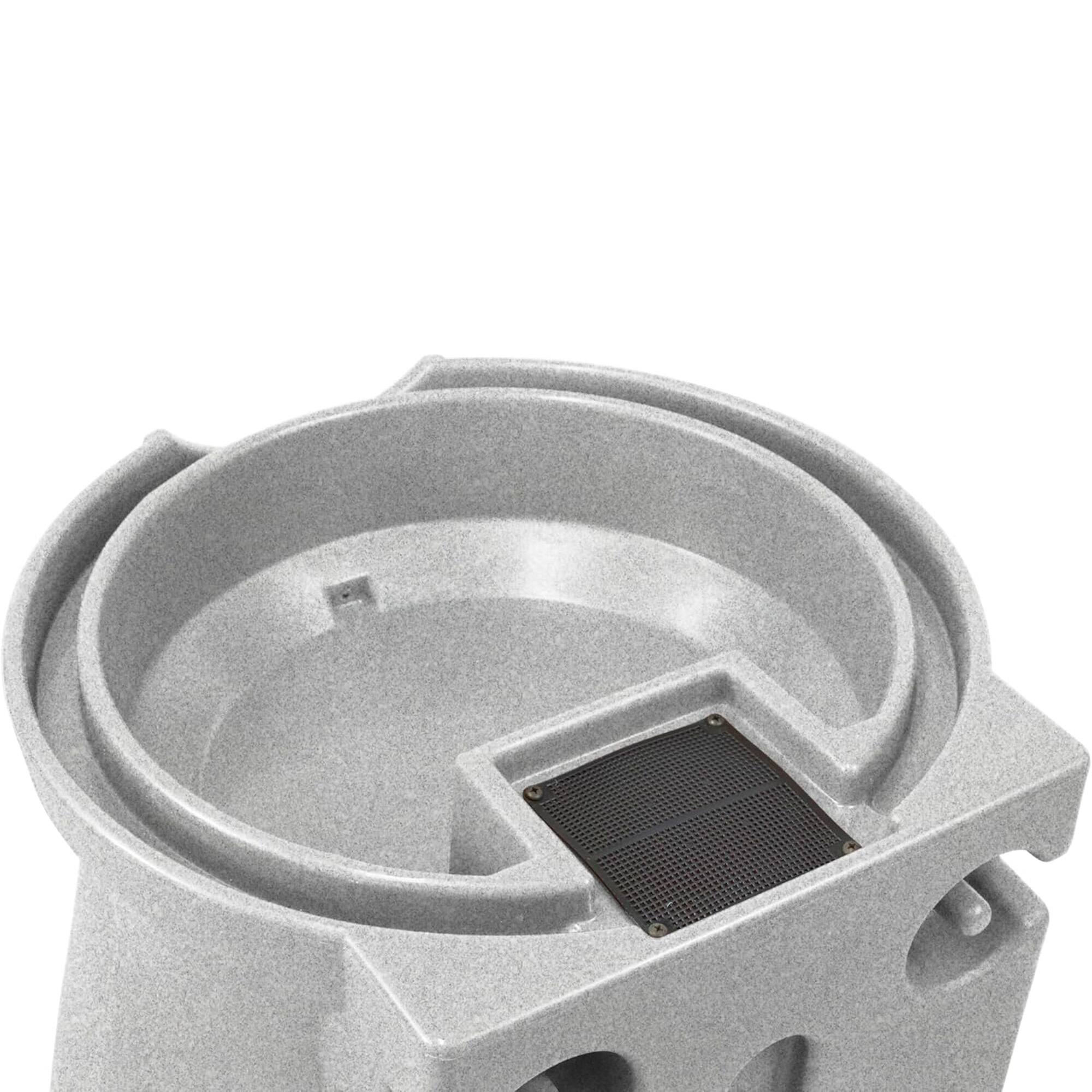 Alt View 7. Good Ideas - Good Ideas Rain Wizard 50 Gallon Plastic Rain Barrel Urn, Light Granite (4 Pack).