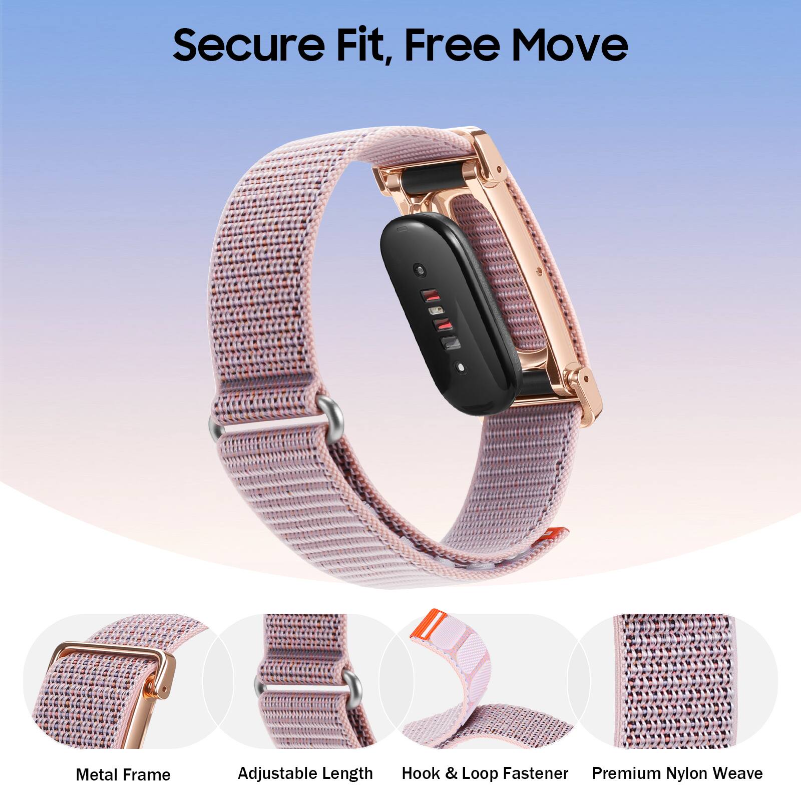 Secure Fit, Free Move

Metal Frame
Adjustable Length
Hook & Loop Fastener
Premium Nylon Weave