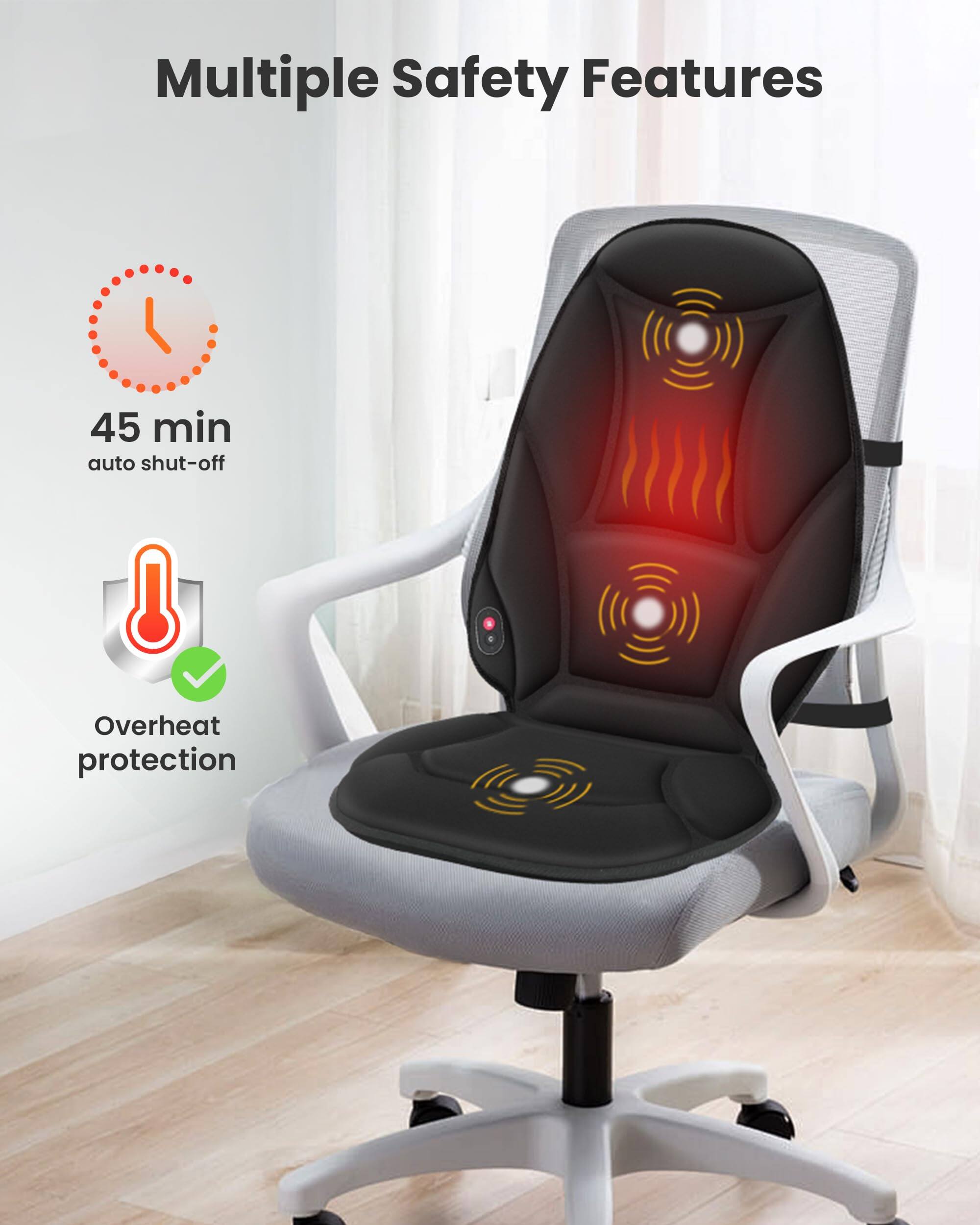 Multiple Safety Features

45 min auto shut-off

Overheat protection