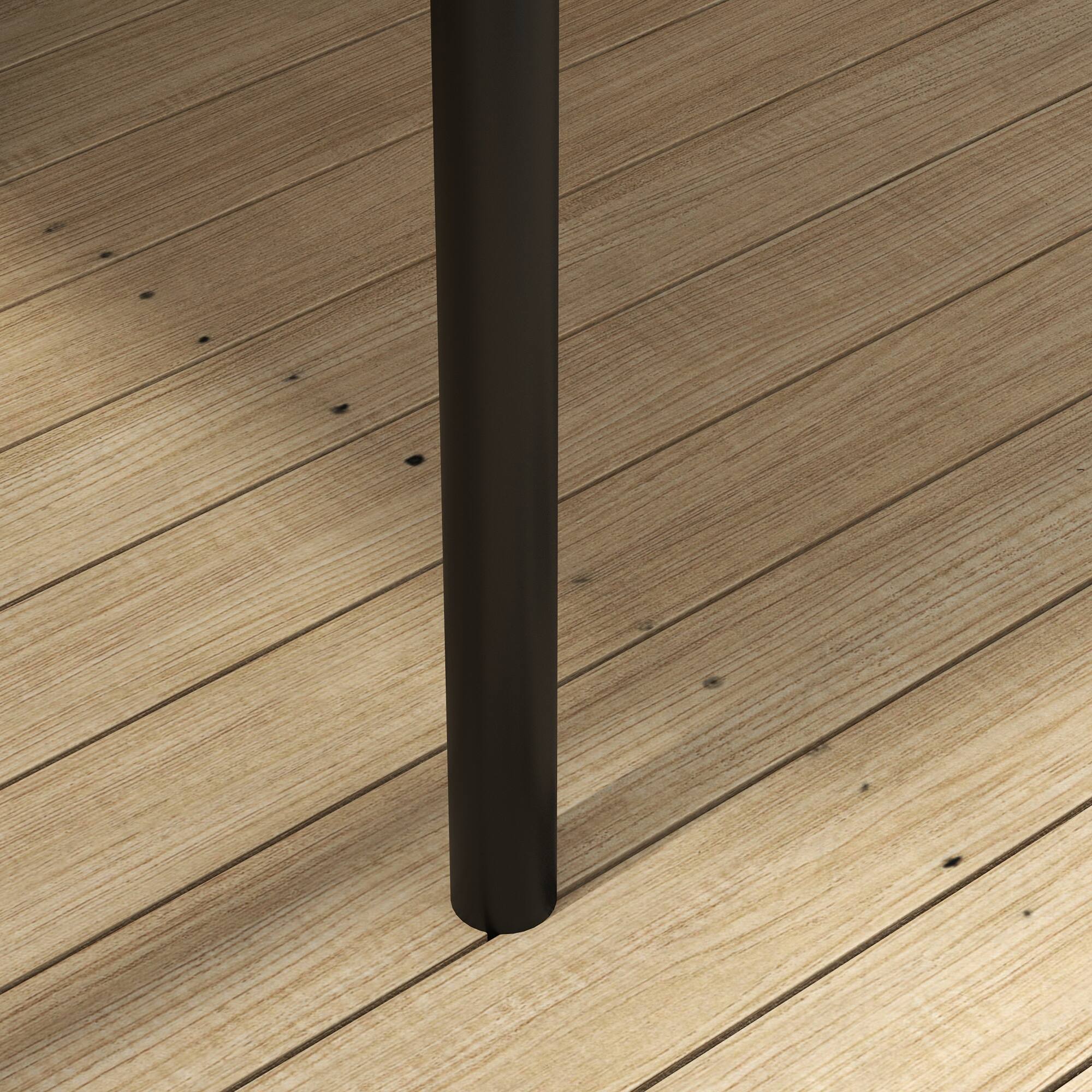 Alt View 8. Outsunny - 10' x 13' 84C-116 Model Gazebo Canopy Replacement, Outdoor Gazebo Cover Top Roof Replacement with Vents and Drain Holes - Light Gray.