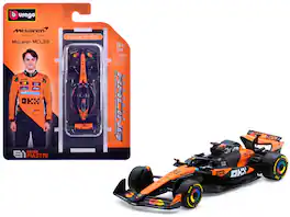McLaren MCL39 #81 Oscar Piastri Formula One F1 "Australian GP" (2025) "Formula Racing" 1/64 Diecast Model Car by Bburago