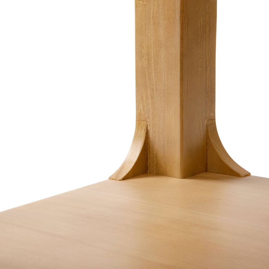 Plank+Beam Forma Rectangular Coffee Table with Shelf (54in x 24in ...