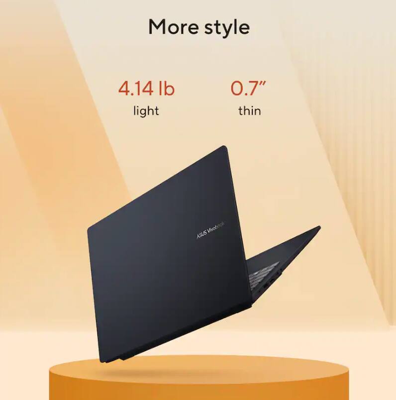More style

4.14 lb light

0.7" thin

ASUS Vivobook