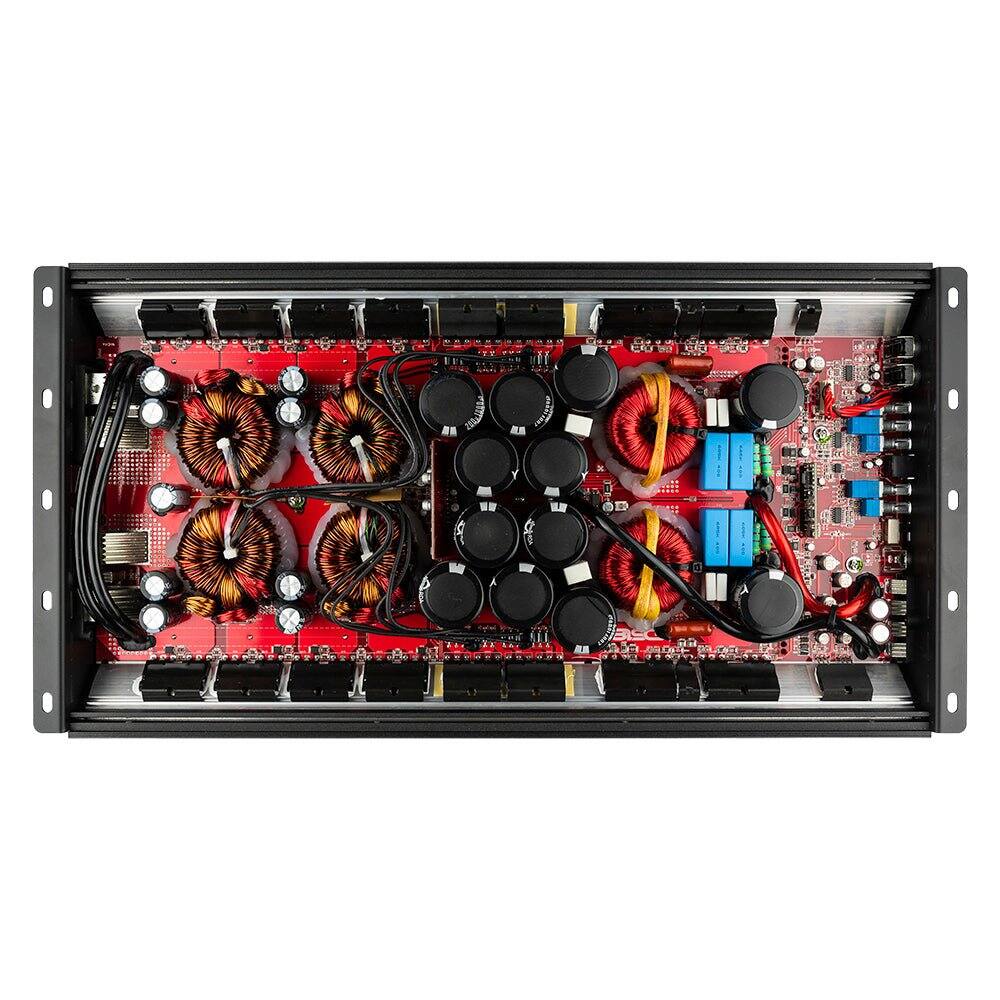 Alt View 1. DS18 Audio - HOOLIGAN KO 1-Channel Class D Car Amplifier with Voltmeter, 8000W RMS at 1 Ohm - Black - Black.