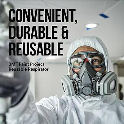 CONVENIENT, DURABLE & REUSABLE

3M™ Paint Project Reusable Respirator