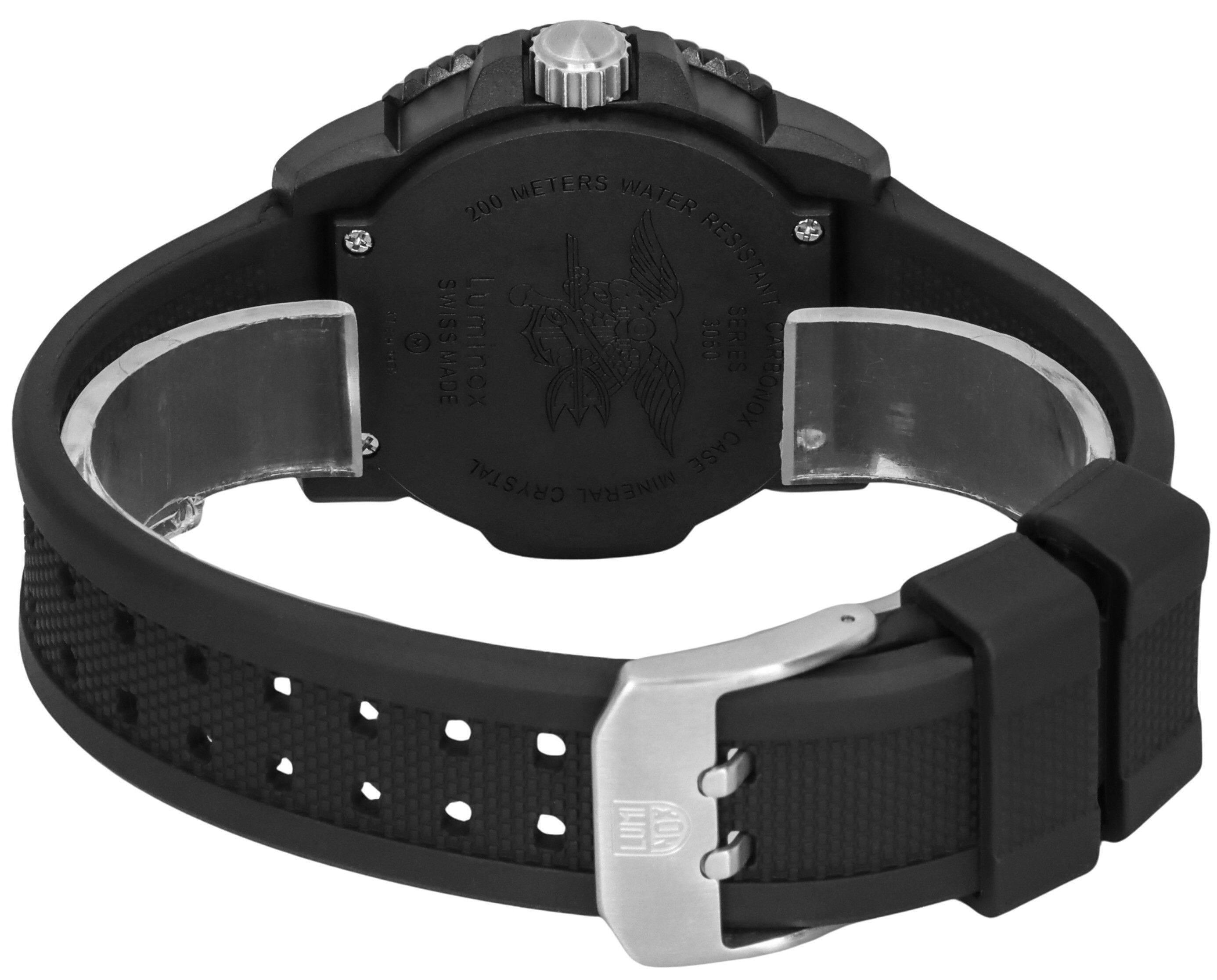 SN METERS WATER 200 SWISS RESISTANT Luminox 3030 SERIES MADE CARBONOX CASE CRYSTAL MINERAL