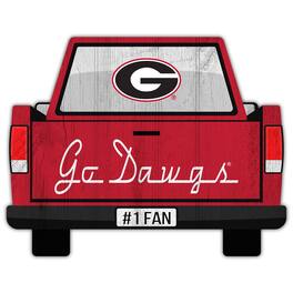 Fan Creations - Georgia Bulldogs 12'' x 12'' Truck Back D-cor - Multicolor