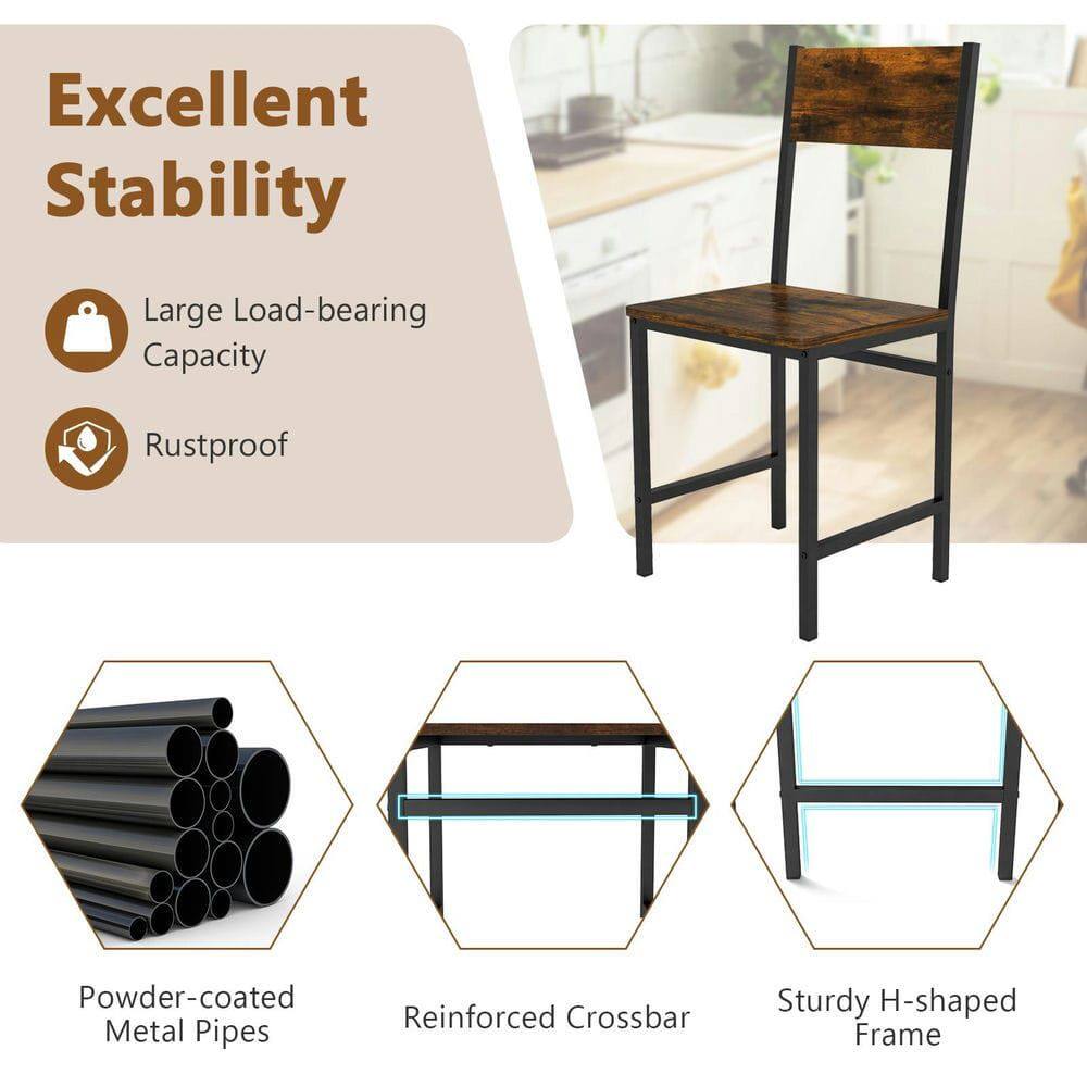 Excellent Stability  
Large Load-bearing Capacity  
Rustproof  
Powder-coated Metal Pipes  
Reinforced Crossbar  
Sturdy H-shaped Frame