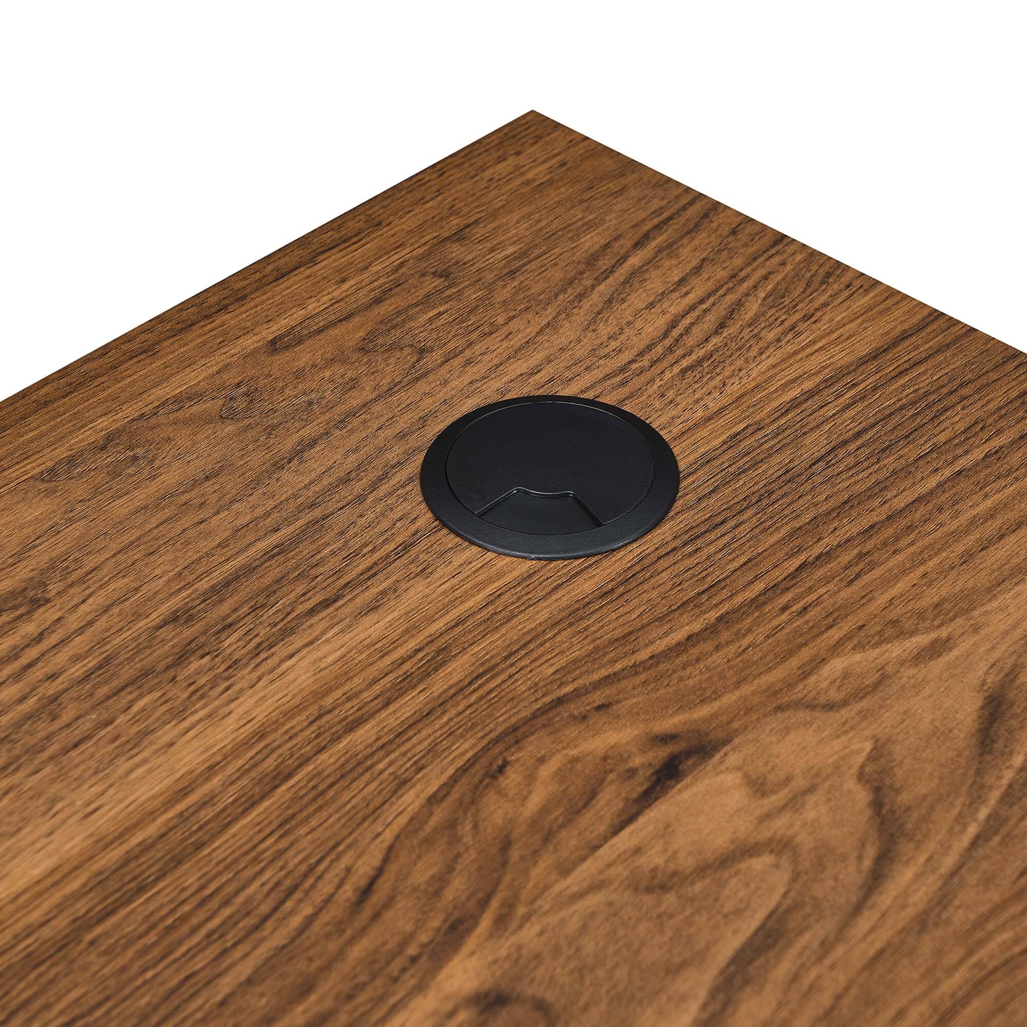 Alt View 9. Modway - Render Wood Desk and File Cabinet Set by Modway - Walnut.