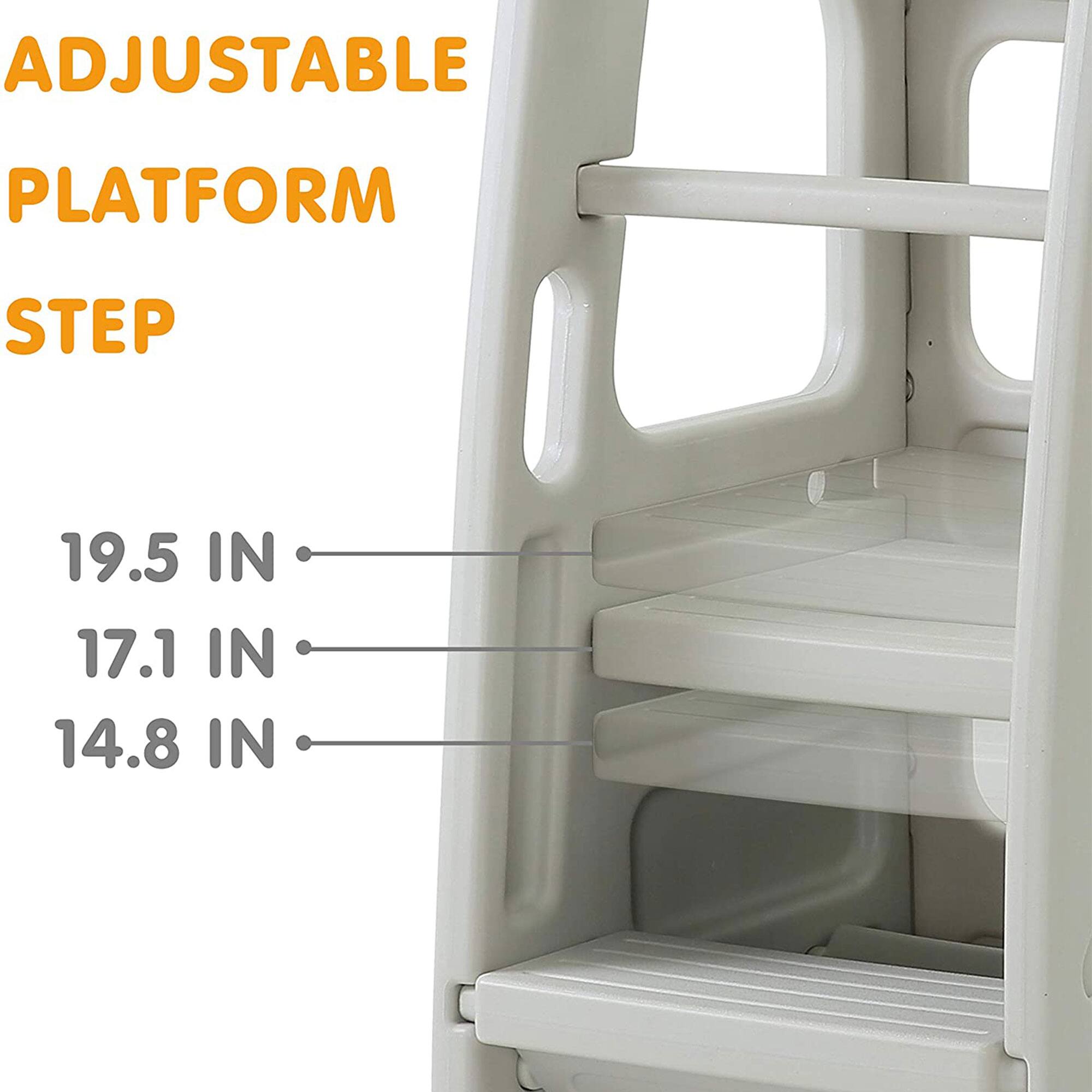 ADJUSTABLE PLATFORM STEP

19.5 IN  
17.1 IN  
14.8 IN