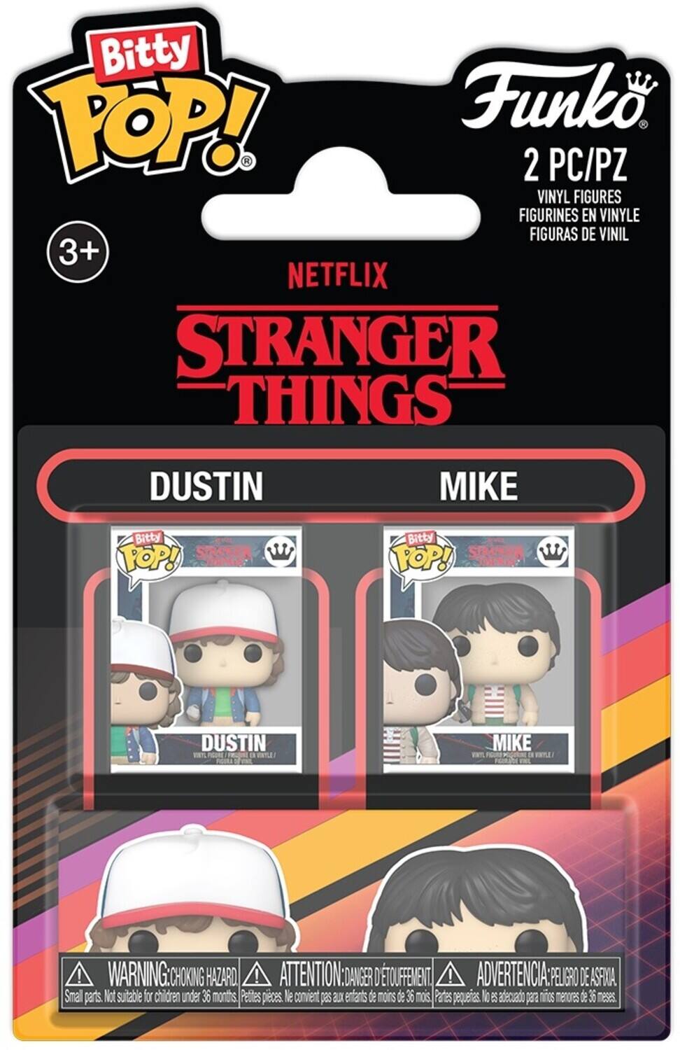 Funko Bitty POP: Stranger Things 2-Pack - Dustin & Mike - COLLECTIBLES