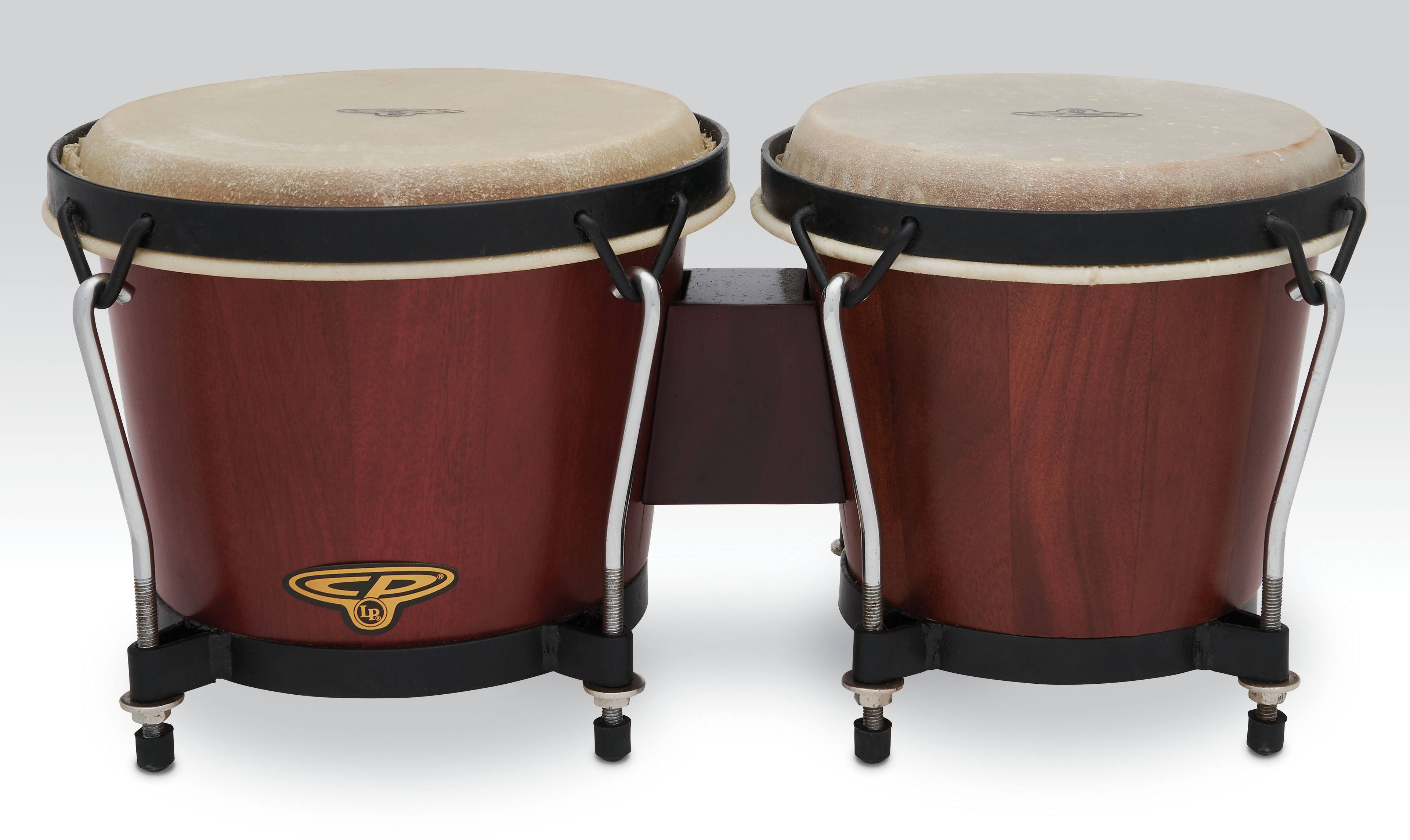 Angle. Latin Percussion - CP 6" & 7" Bongos.