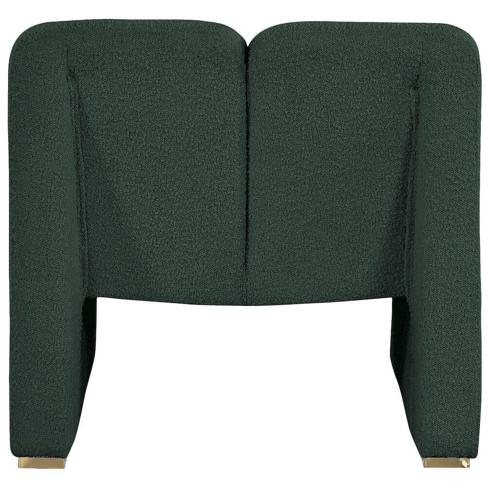 Alt View 1. Meridian Furniture - Alta Green Boucle Fabric Accent Chair - Green.