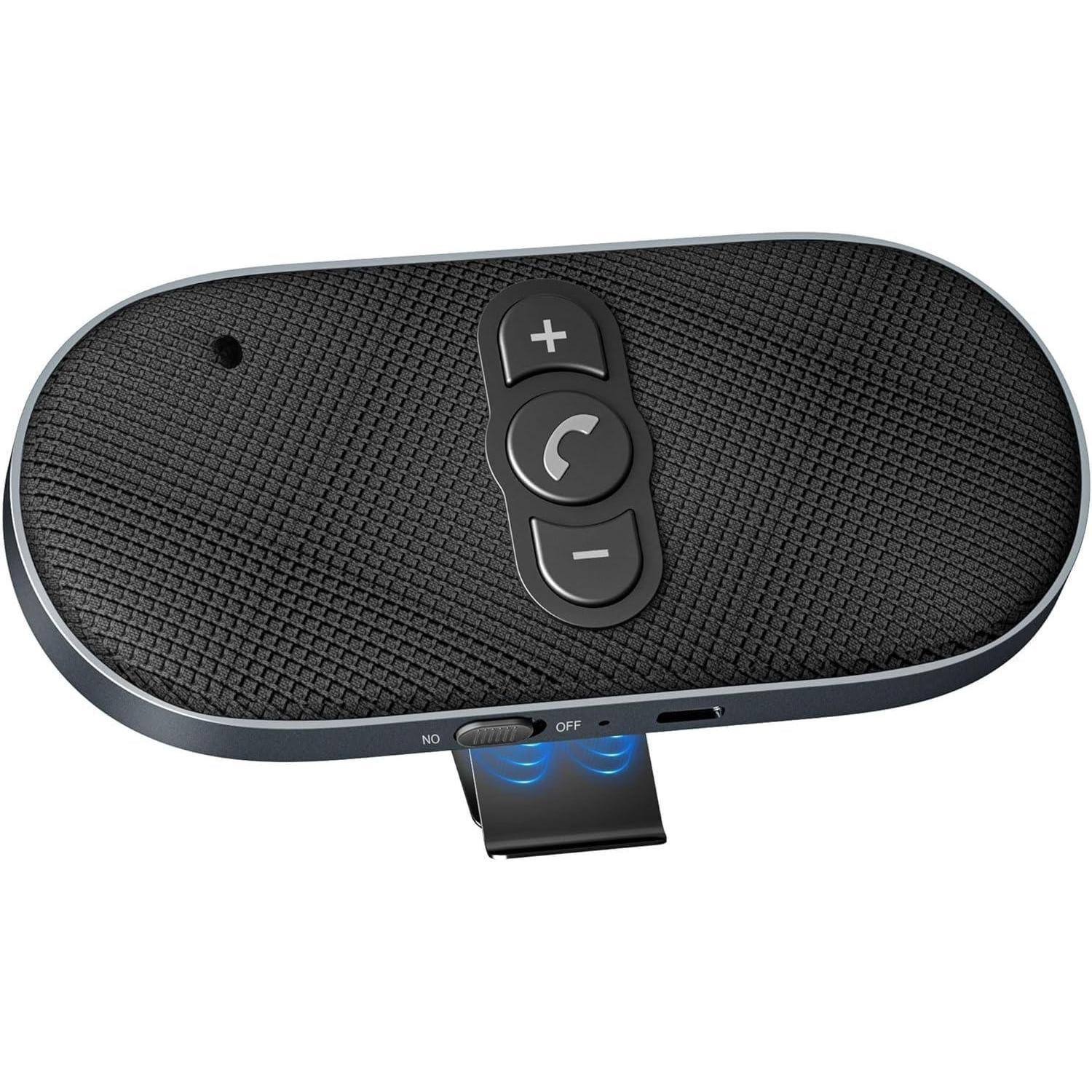 Front. Cedar Assembly - Hands Free Phone For Car In-car Speakerphone Kit Handsfree Calling - Dual 3w Speakers Support Siri Voice ... - Default.