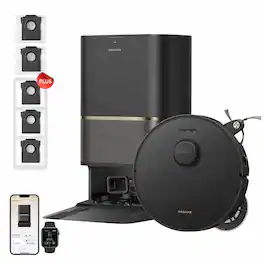 Dreame - 30KPa robot vacuum and mop, self-cleaning station, tangle-free, obstacle avoidance, 360° nav, L60 Ultra PE Kit B - Black