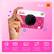 Barbie X Kodak PrintoMatic Barbie Camera. 3x3" built-in save photos, auto-flash directly to microSD card, zero-ink 2x3", full-color sticky-backed prints, USB charging cable and built-in battery, 5MP lens and autofocus.