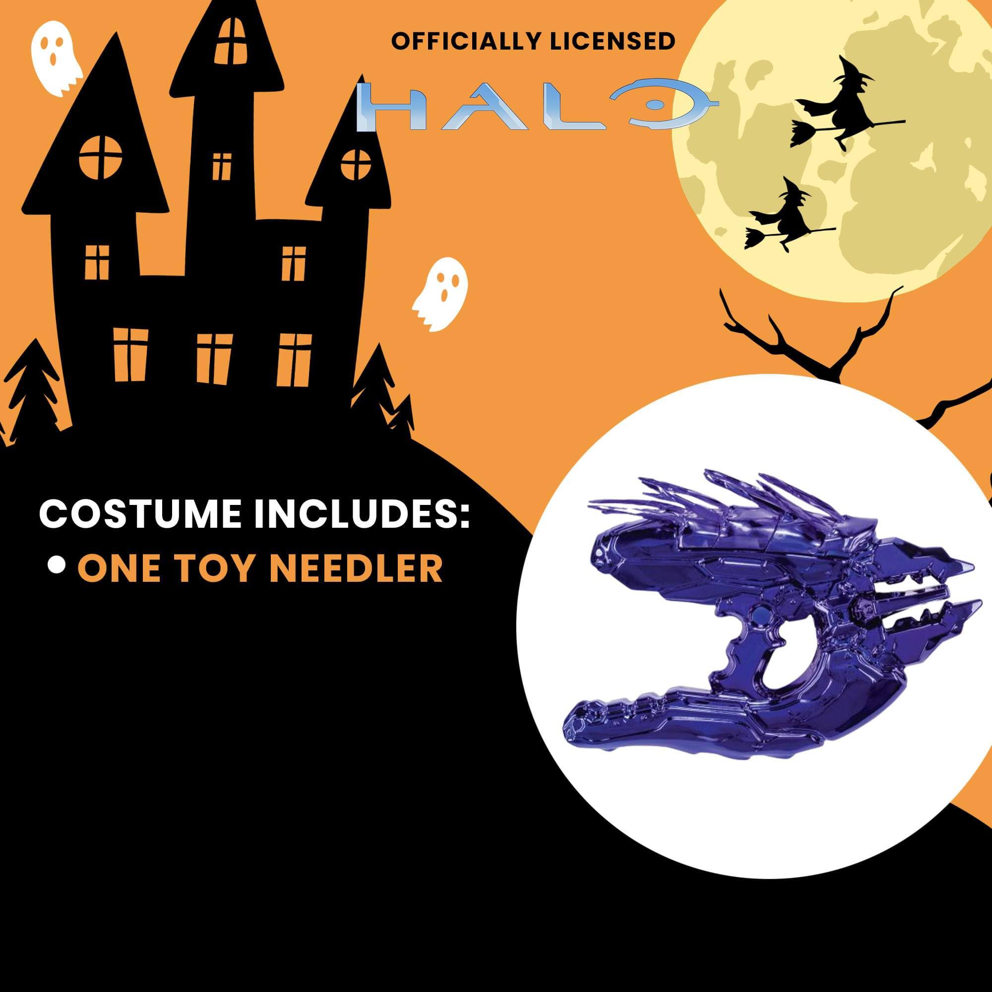 OFFICIALLY LICENSED HALO

COSTUME INCLUDES:
- ONE TOY NEEDLER