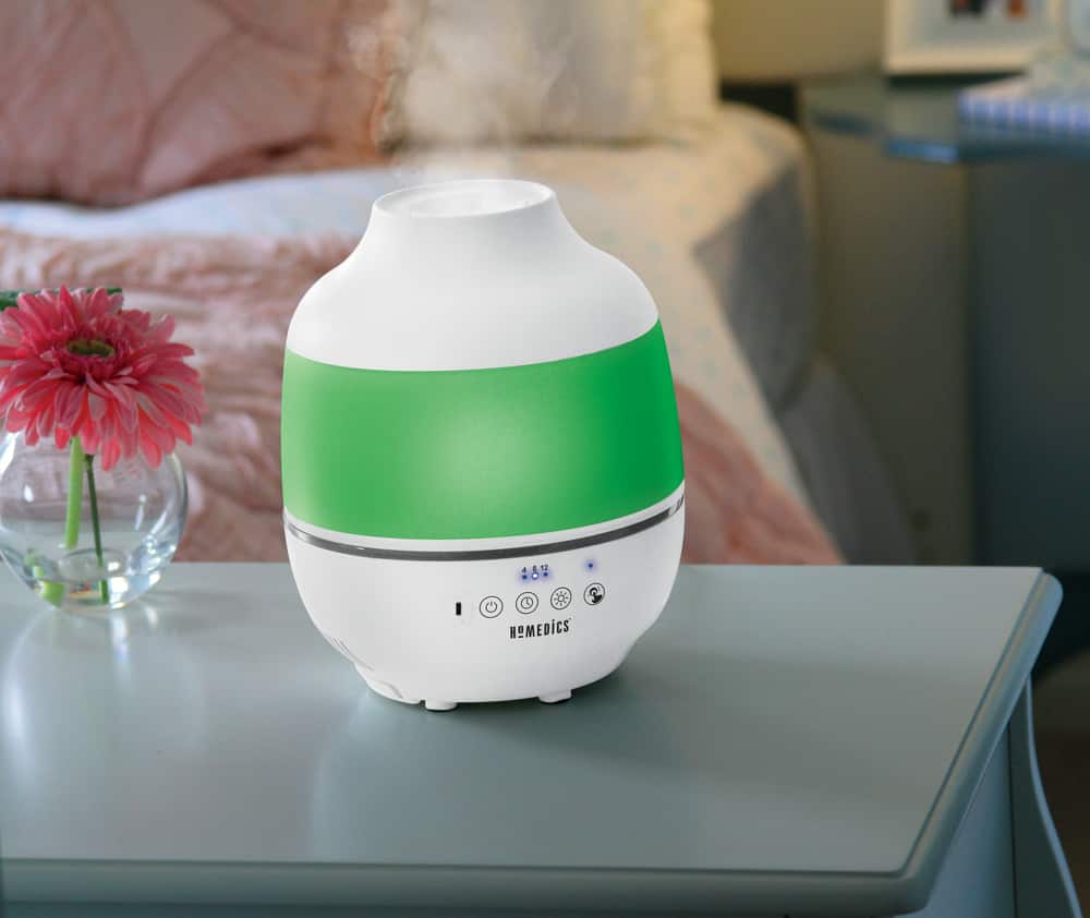 Alt View Zoom 17. Homedics - TotalComfort Ultrasonic Humidifier-2.0 Multi Light - White.
