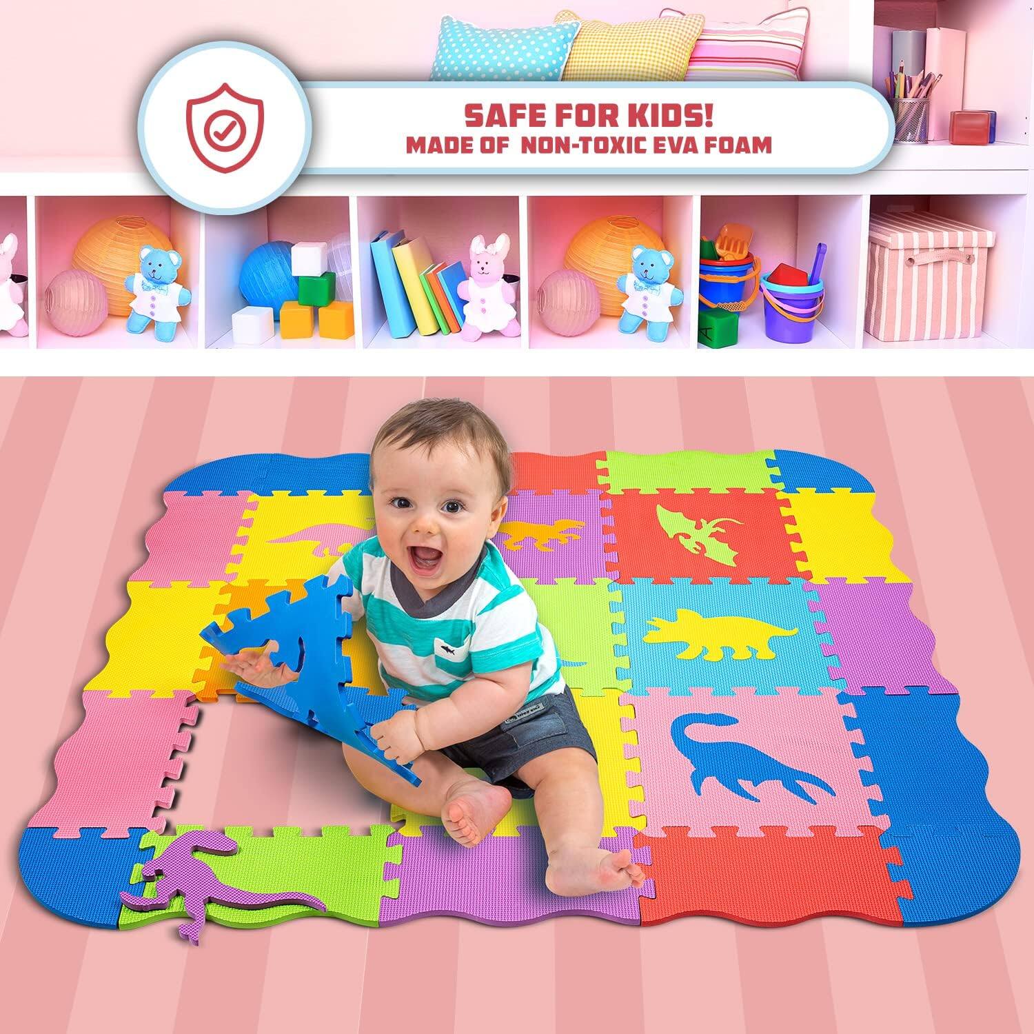 SAFE FOR KIDS!
MADE OF NON-TOXIC EVA FOAM