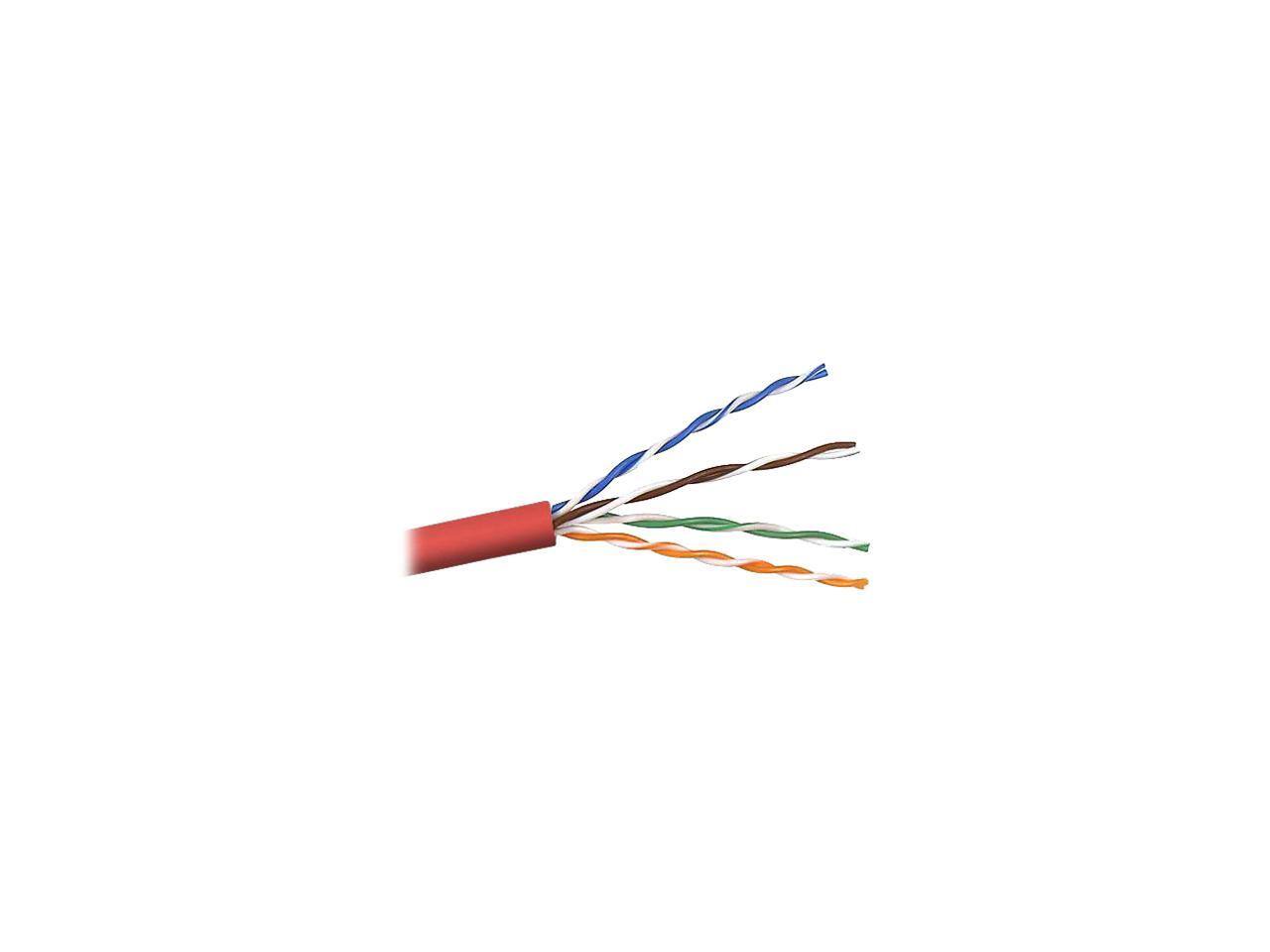 Front. Belkin - Belkin A7J704-1000-RED Cat. 6 UTP Bulk Cable.
