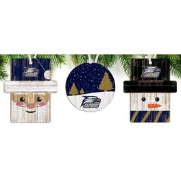 Fan Creations - Georgia Southern Eagles 3-Pack Ornament Set - Multicolor