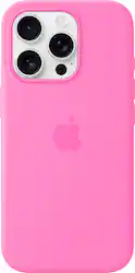 Apple - iPhone 16 Pro Silicone Case with MagSafe - Peony - Front_Zoom