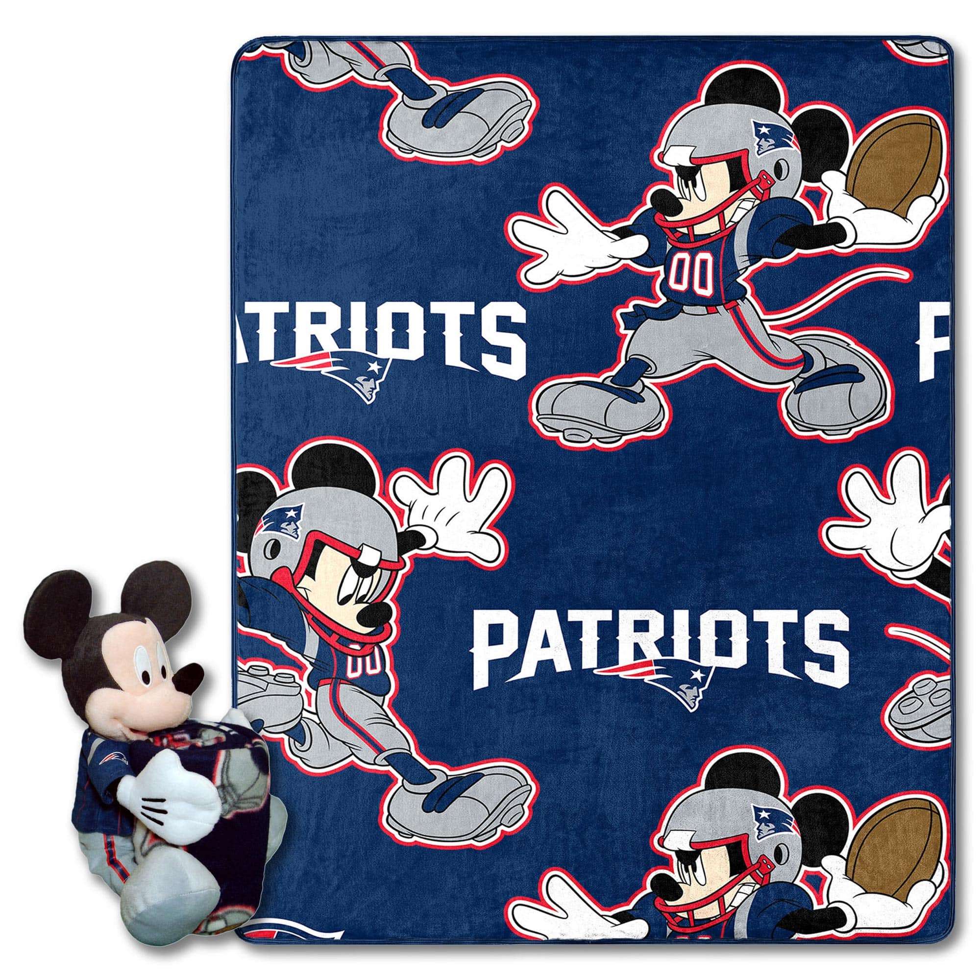 Northwest - Mickey Hugger Pillow & Silk Touch Throw Set - Multicolor