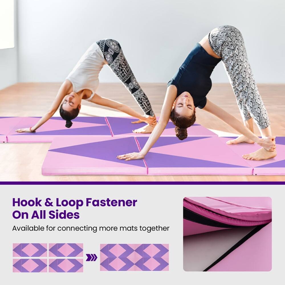 Hook & Loop Fastener On All Sides  
Available for connecting more mats together