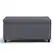 Front. Simpli Home - Sienna Storage Ottoman Bench - Slate Gray.