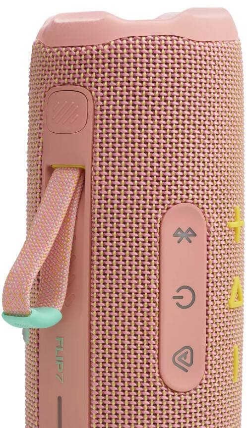 Alt View 4. JBL - JBL Portable Flip 7 Speaker - Pink - Pink.