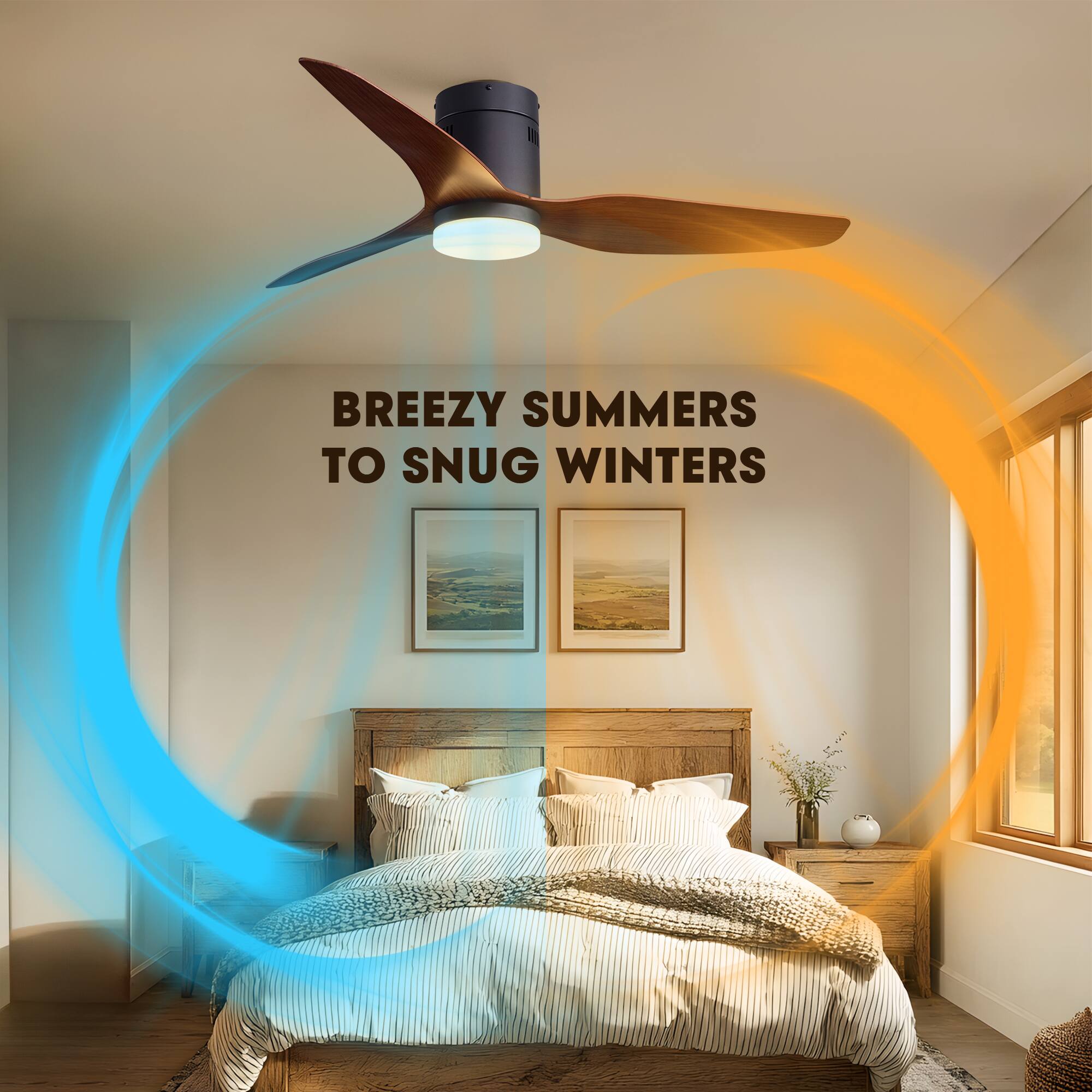 BREEZY SUMMERS TO SNUG WINTERS