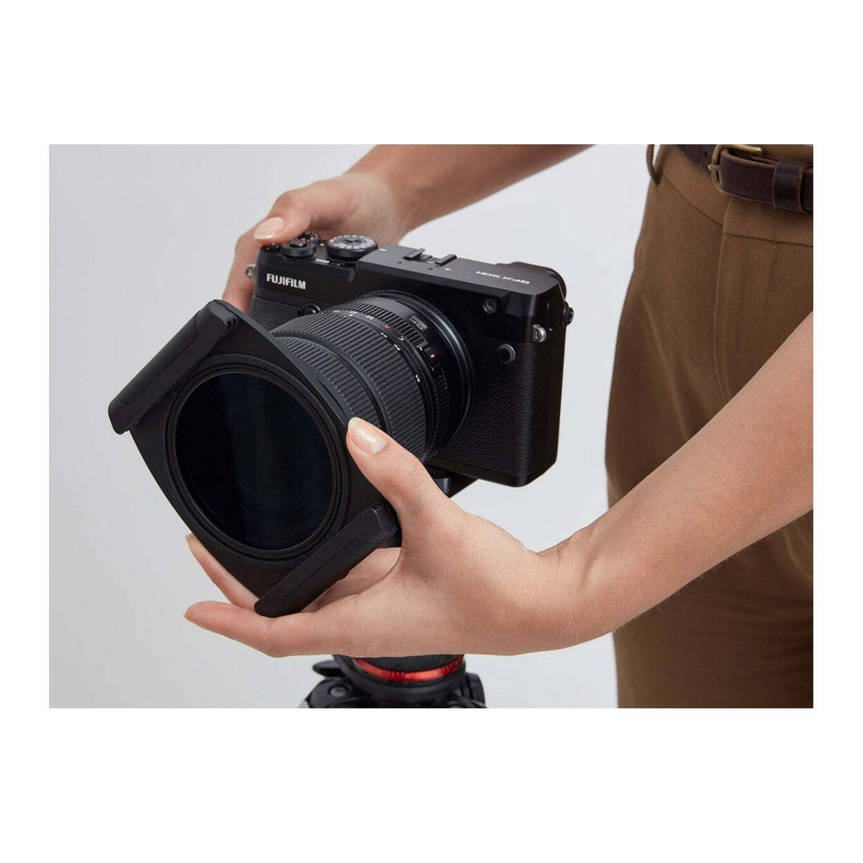 Angle. Urth - Urth 86mm CPL Filter with Rotating Adapter for Square Filter Holder (Black).