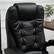 Alt View 7. Vinsetto - 7-Point Vibrating Massage Office Chair, High Back Computer Chair with Lumbar Support, Footrest, Reclining Back - Black.
