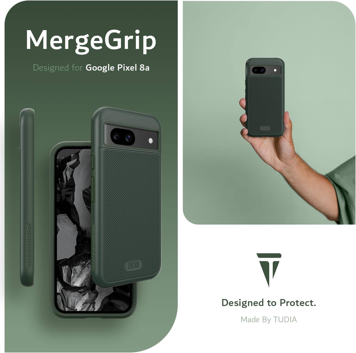 MergeGrip  
Designed for Google Pixel 8a  

Designed to Protect.  
Made By TUDIA