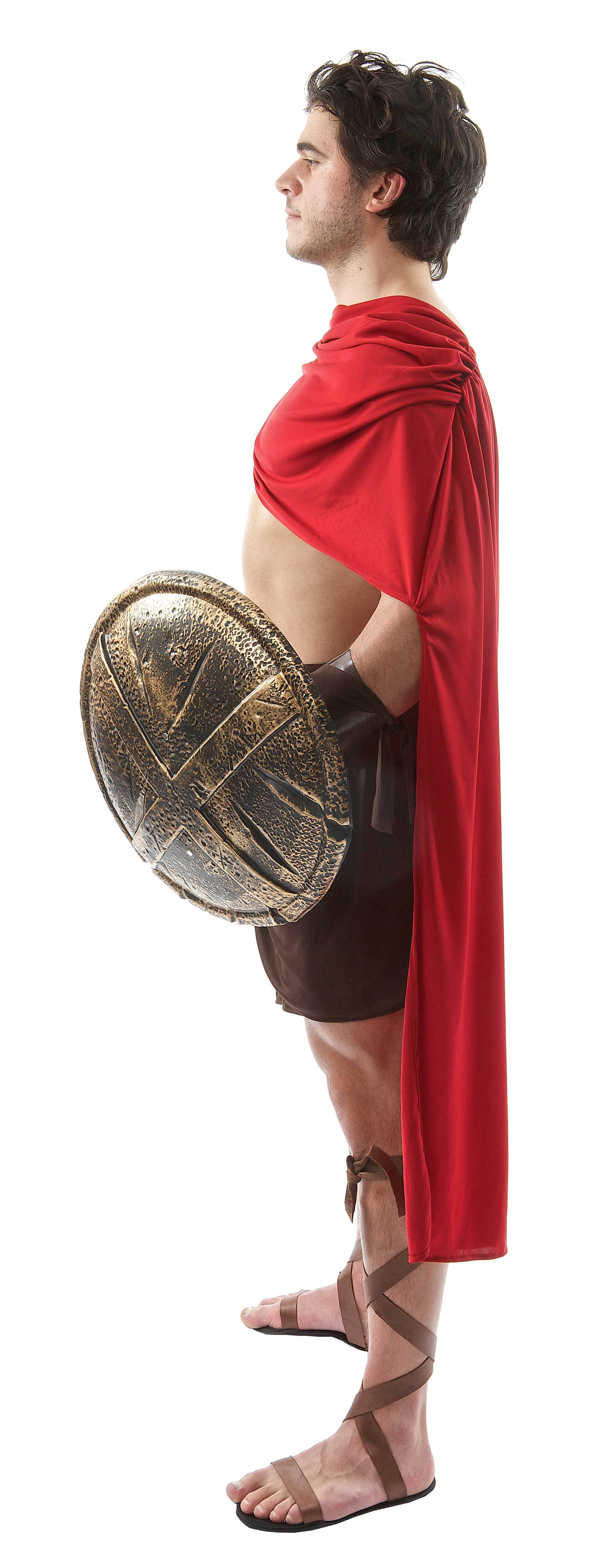 Alt View 10. Orion Costumes - Spartan Warrior Adult Costume | Extra Large - Red.