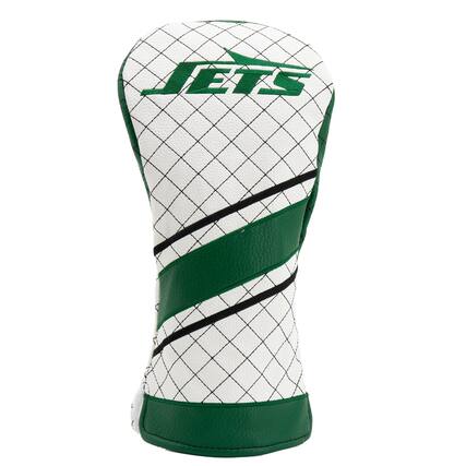 Front. Team Golf - Striped Quilted Driver Headcover - Multicolor.