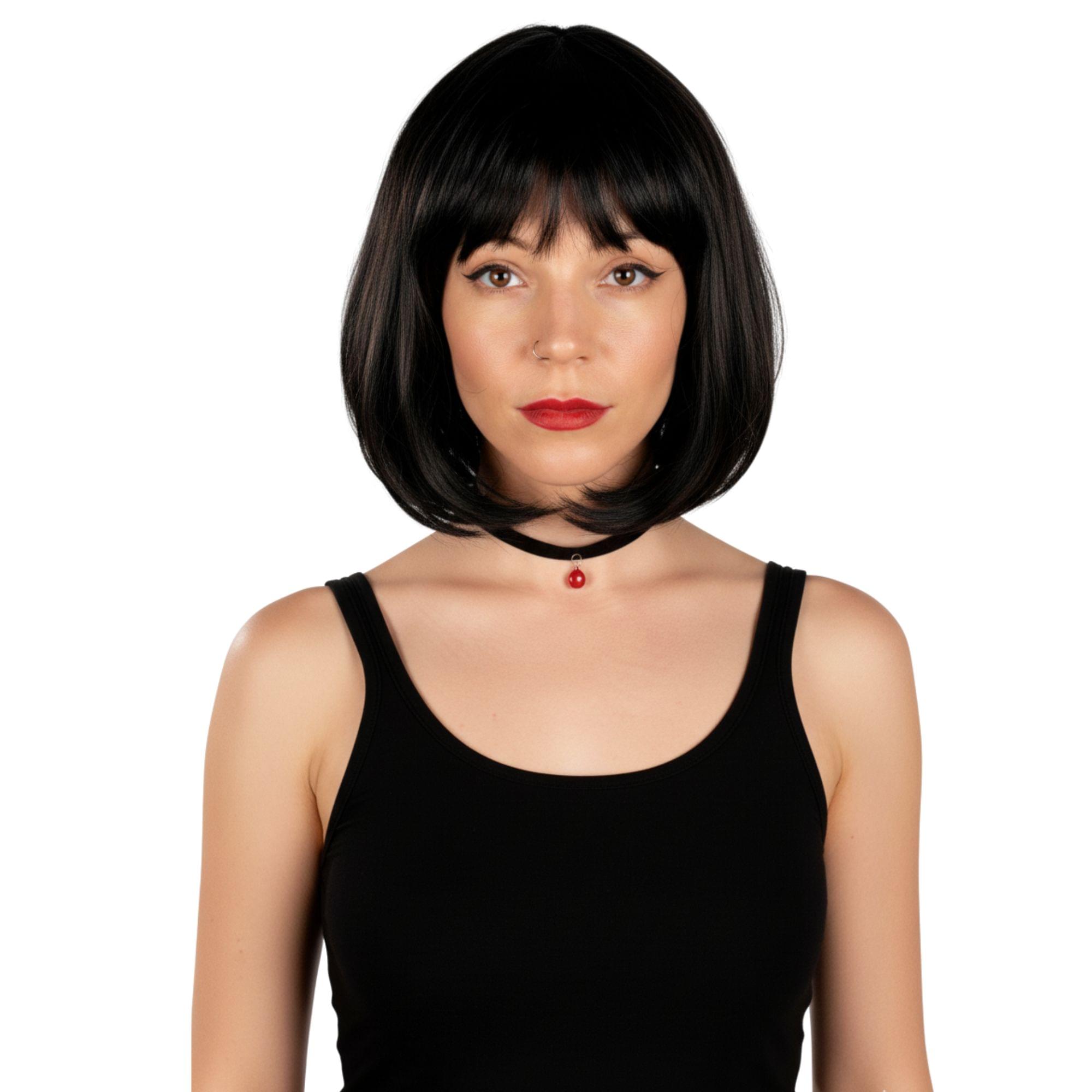 Alt View 1. Orion Costumes - Black Bob Wig Costume Accessory - Black.