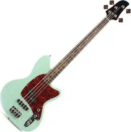 Front. Ibanez - Ibanez TMB100 Talman Bass Standard Series Electric Bass Guitar - Mint Green.