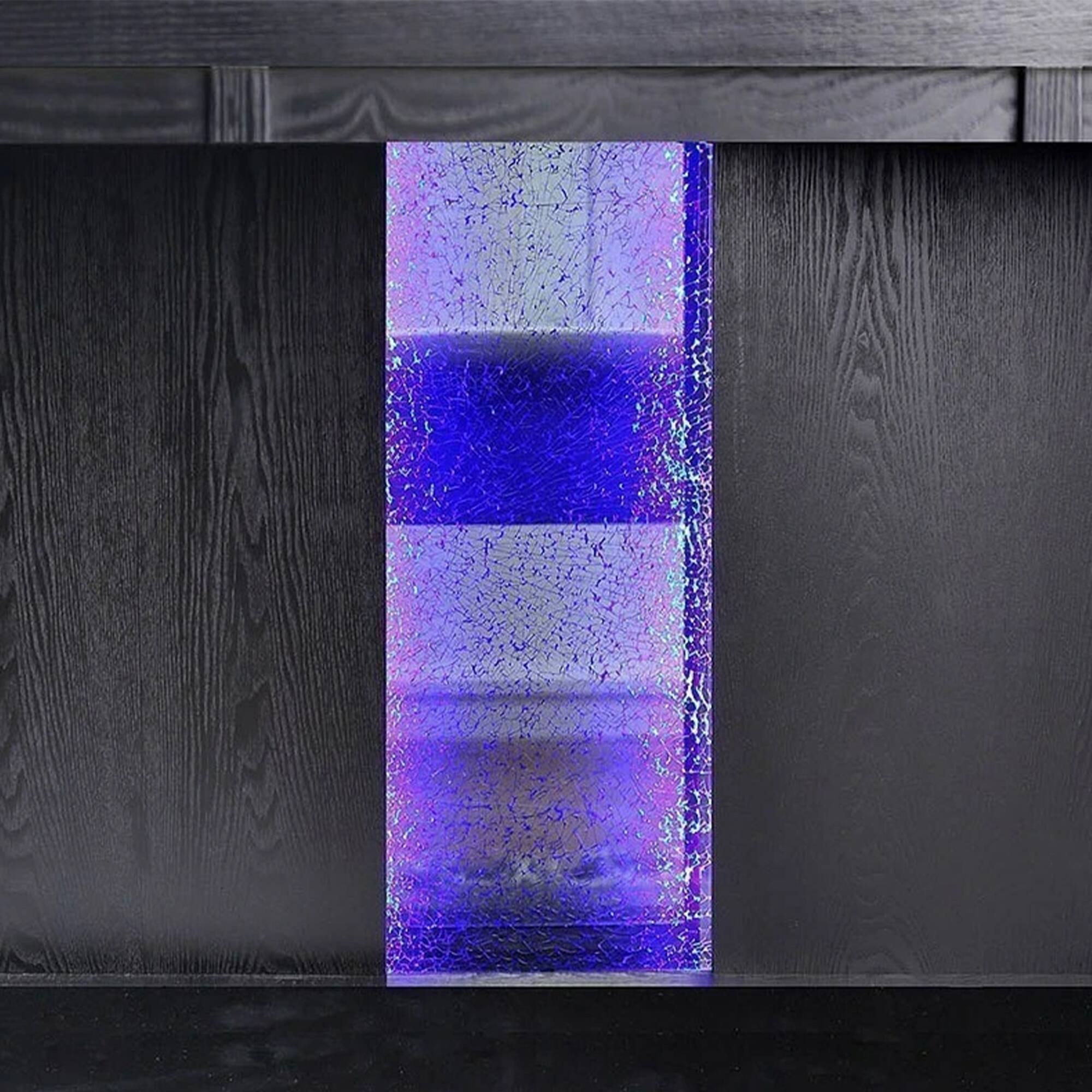 Alt View 3. Manhattan Lane - Pyn 7pc Dining Table and Chair Set, Black Wood, Beige Faux Leather - Black, Beige.