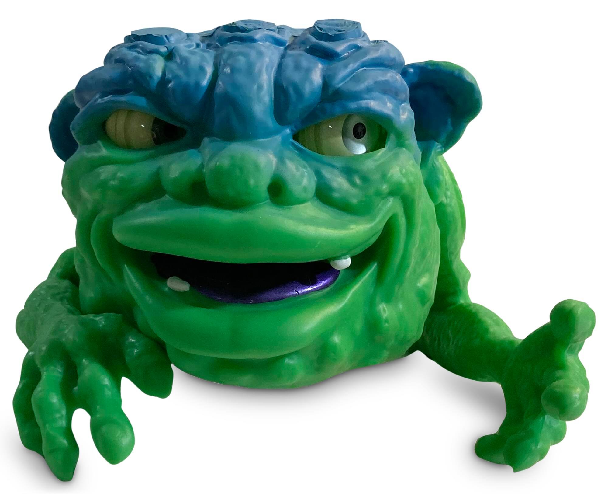 Alt View 4. TriAction Toys - Boglins 8-Inch Foam Monster Puppet | Alien Vizlobb - Green.