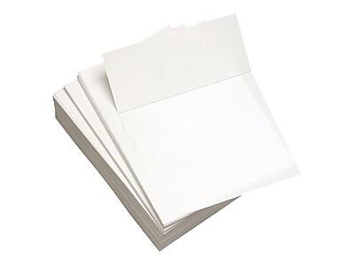 Front. Alliance - Alliance 8.5" x 11" Perforated Specialty Paper, 20 lbs., 92 Brightness, 500 Sheets/Ream (851032) - White.