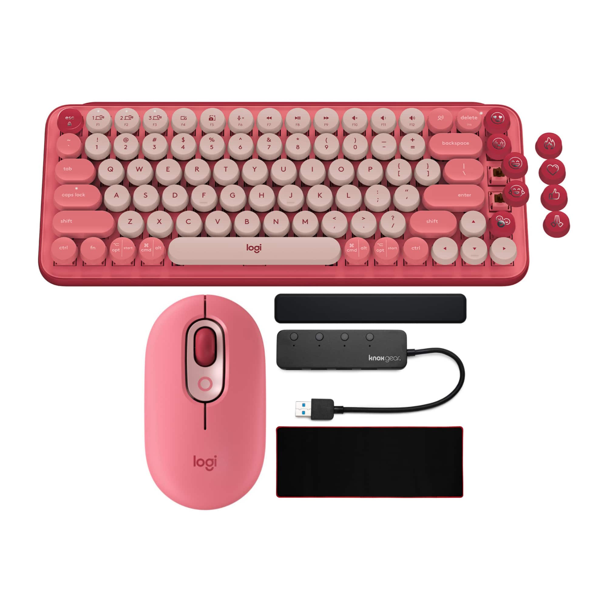 キーボード POP KEYS WIRELESS MECHANICAL KEYBOARD Logitech POP Keys Wireless Mechanical Emoji Keyboard