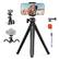 Front. Neewer - Flexible Phone Tripod & Selfie Stick with Remote, Phone Holder & Action Cam Adapter for iPhone, GoPro.