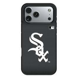 Keyscaper - MLB - Chicago White Sox Bump Case with 8.2ft Drop Protection - 16 Pro Max - Black